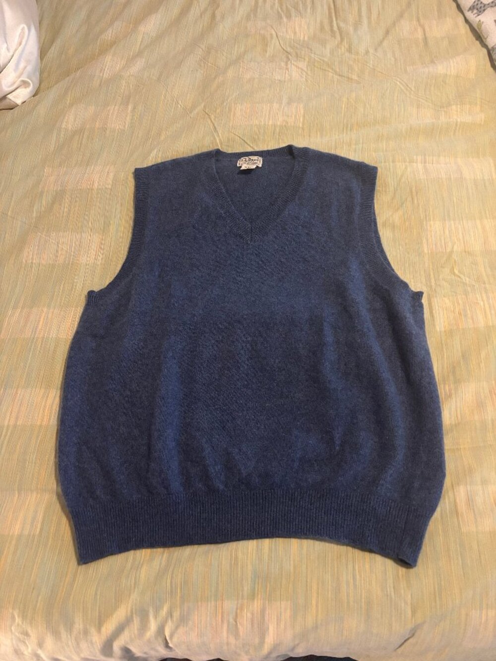 LL Bean Cashmere Sweater Vest (XL)